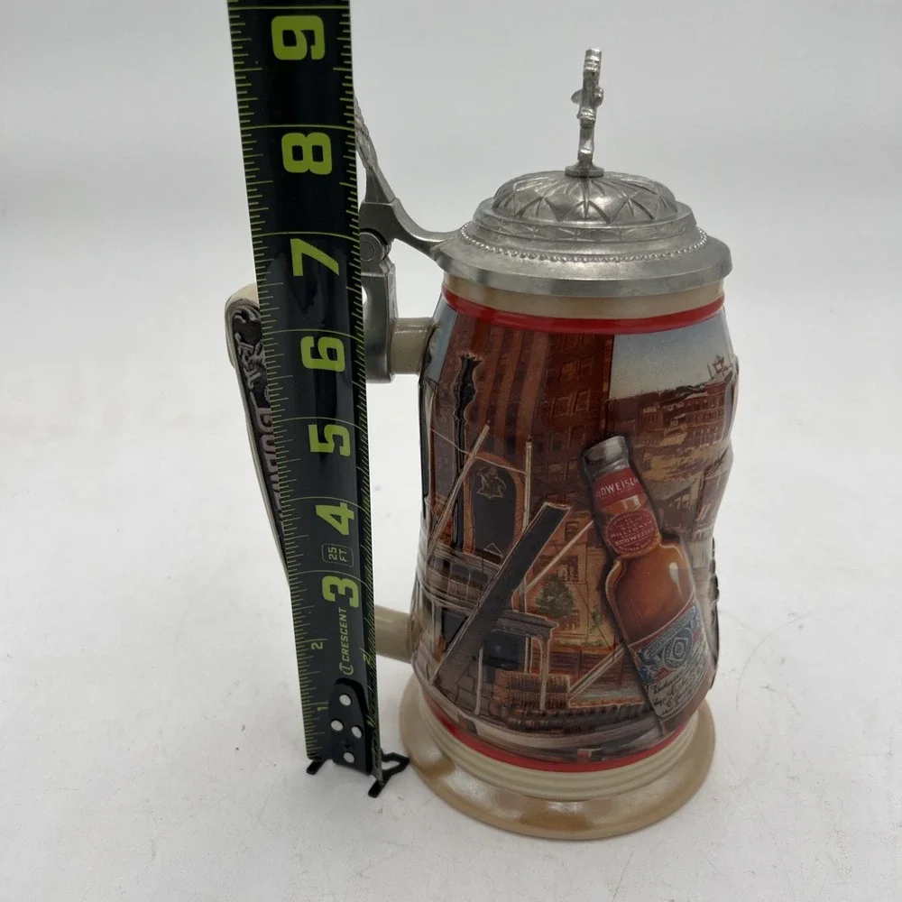 1999 Anheuser Busch Membership Stein Golden Age of Brewing CB10 Lid
